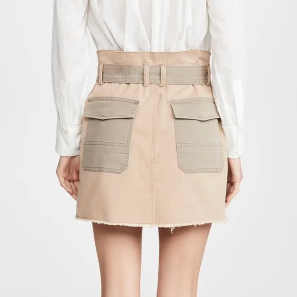 FRAME Paperbag Multi Tone Skirt - Picture 2 of 7